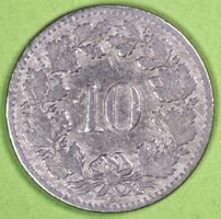 1894  /  FR. 0.10 - MÜNZE / RECHT GUT ERHALTEN