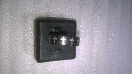 ring edelsthal,,schwarz mit ein kreuz