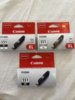 3 Cartucce Canon PIXMA 551 Originali Nuove-Affare!