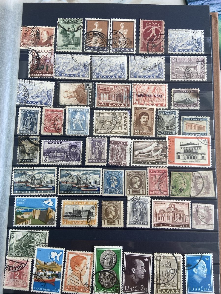 Alle Briefmarken: Collection de timbres grecs anciens 3 pages – Gebraucht aus Collex von RCXGJ