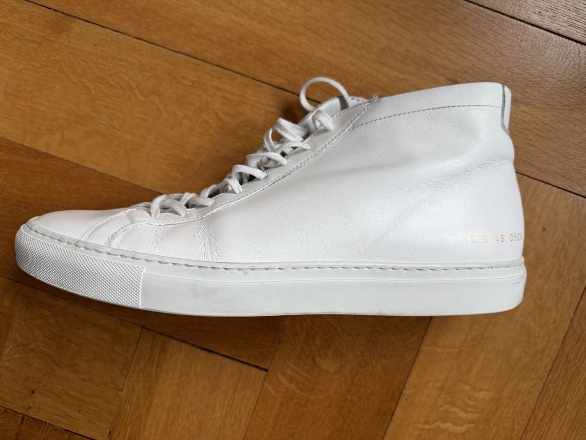 Scarpe da uomo: Common projects Achilles mid white eu46 – Usato da Lausanne venduto da steveoare 8