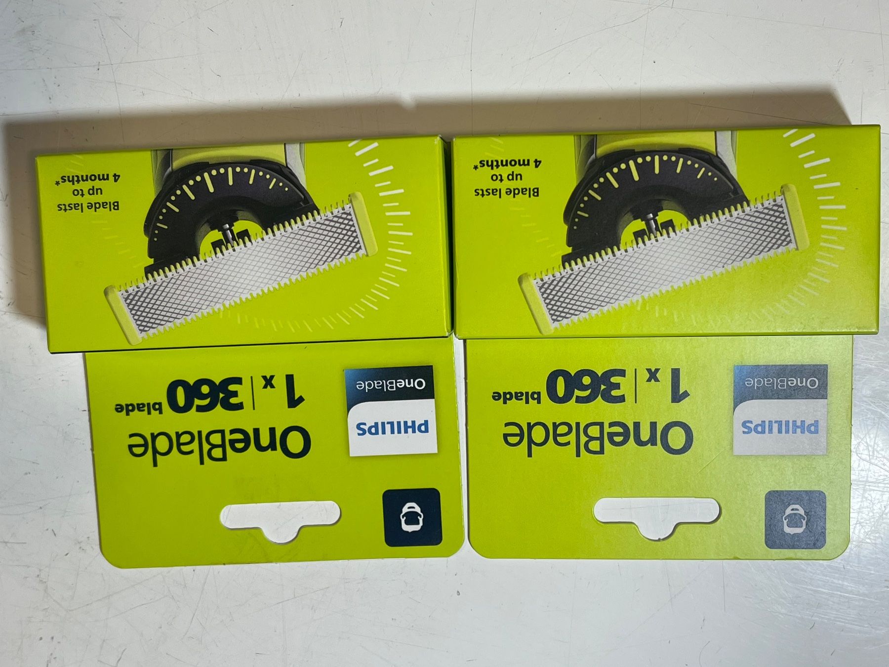Philips Rasierapparate & Rasierklingen: 2 Stück Philips OneBlade 360 Klingen neu – Neu und originalverpackt aus Dintikon von all.in.one.scz 2