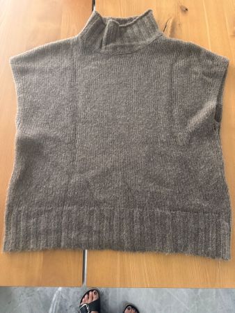 Strickweste Mrs & Hugs, braun, Grösse XS, gebraucht