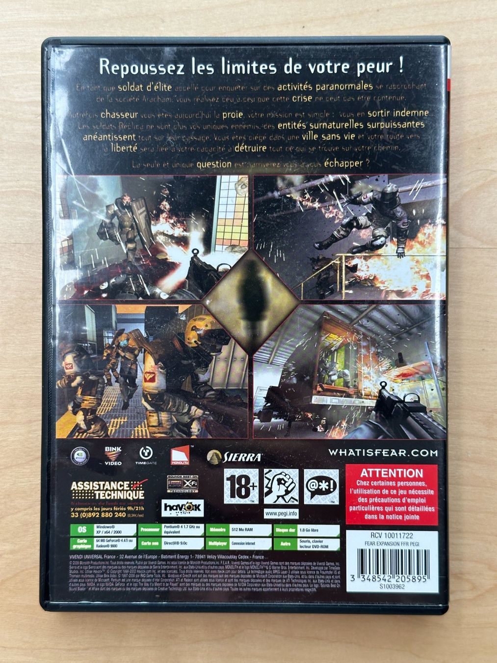 Spiele: F.E.A.R. : Extraction Point - PC - FR – Gebraucht aus Genève von Jeux_Retro 1