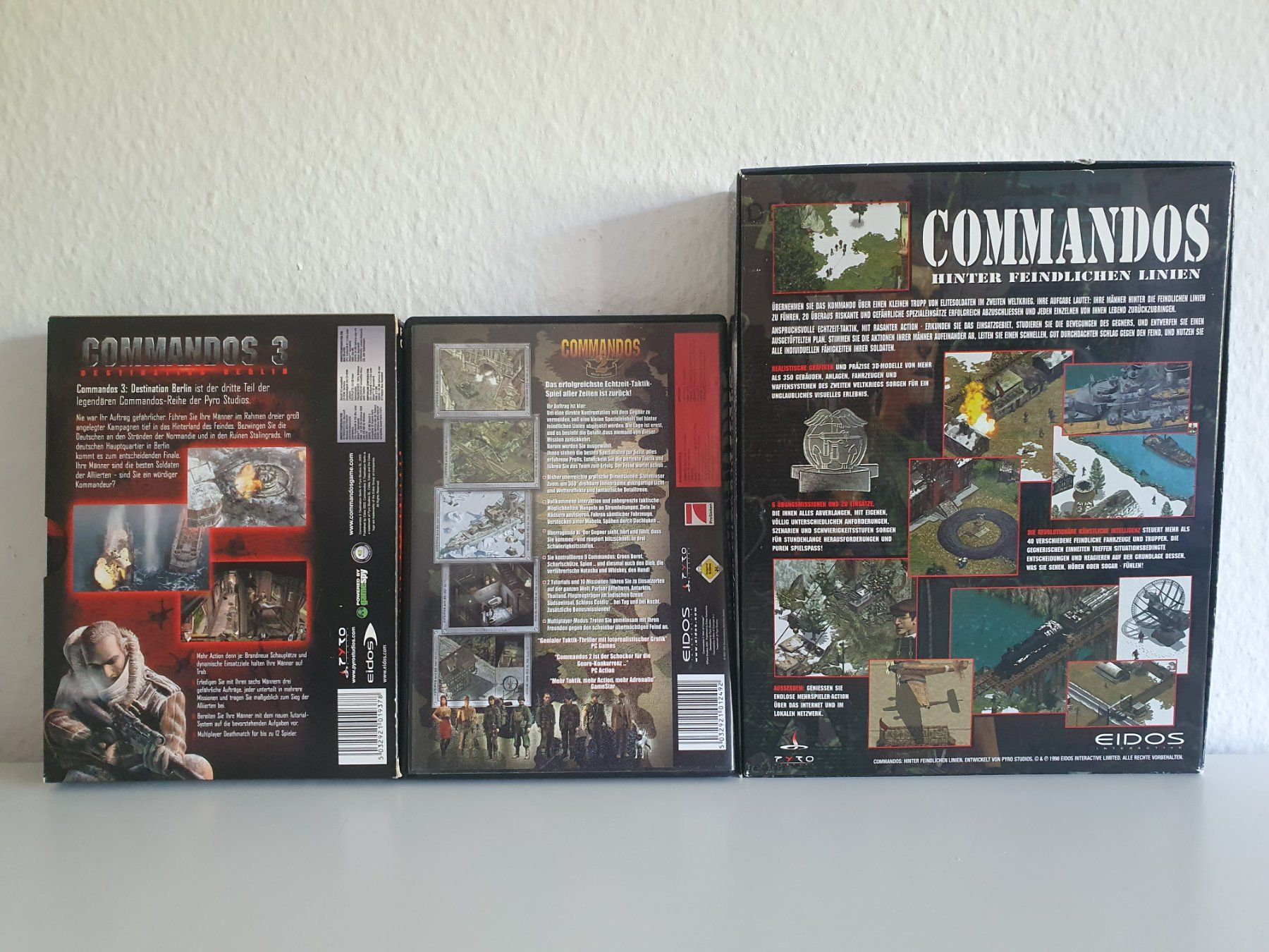 Spiele: PC Games Commandos 1-3 (1998-2003) Big Box Bundle – Gebraucht aus Greifensee von perfectioN88 2