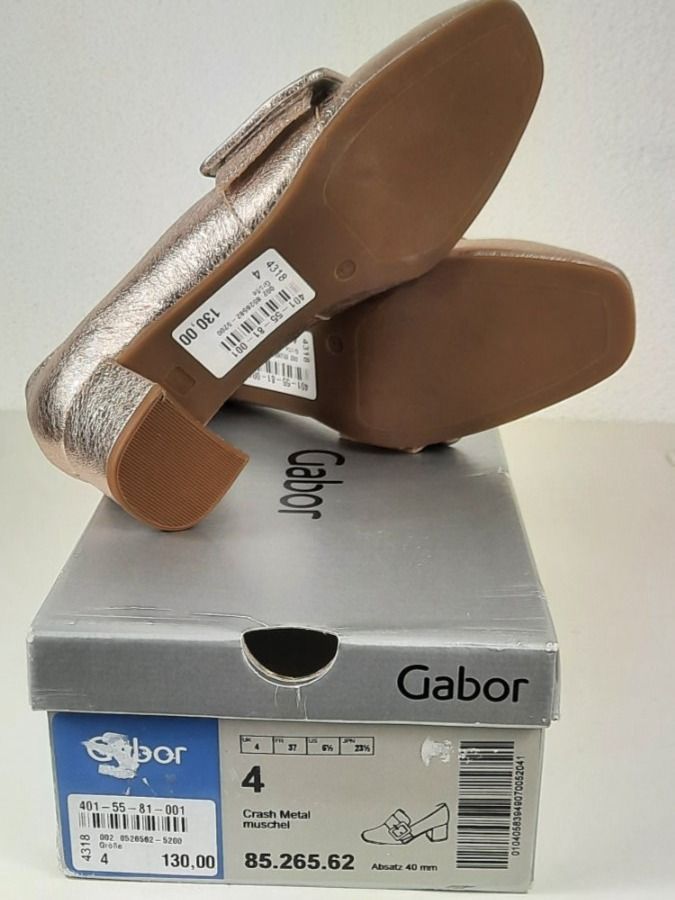 Gabor Scarpe da donna: GABOR Blockabsatz Pumps Crash Metal Gr. 37 – Nuovo e nell'imballaggio originale da Seuzach venduto da VT-Collections1 7