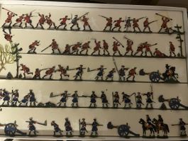 Zinnfiguren amerikanischer Unabhängigkeitskrieg