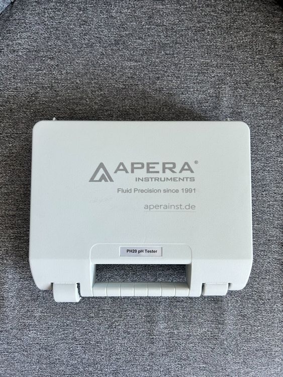 Apera Instruments PH400 draagbare pH-meter (incl. 201T-S pH-elektrode met geïntegreerde temperatuurmeting; pH-meetbereik: 0,00 tot 14,00