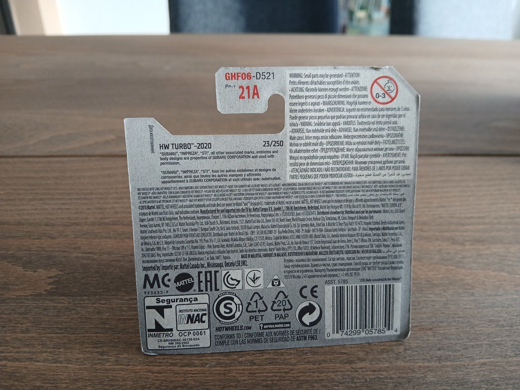 Hot Wheels Modellautos: 1998 Subaru Impreza 22B STi-Version – Neu und originalverpackt aus Wiedlisbach von Pontiacman93 1