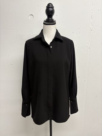 Elegante Novarini 1912 Bluse Gr. 34 Schwarz