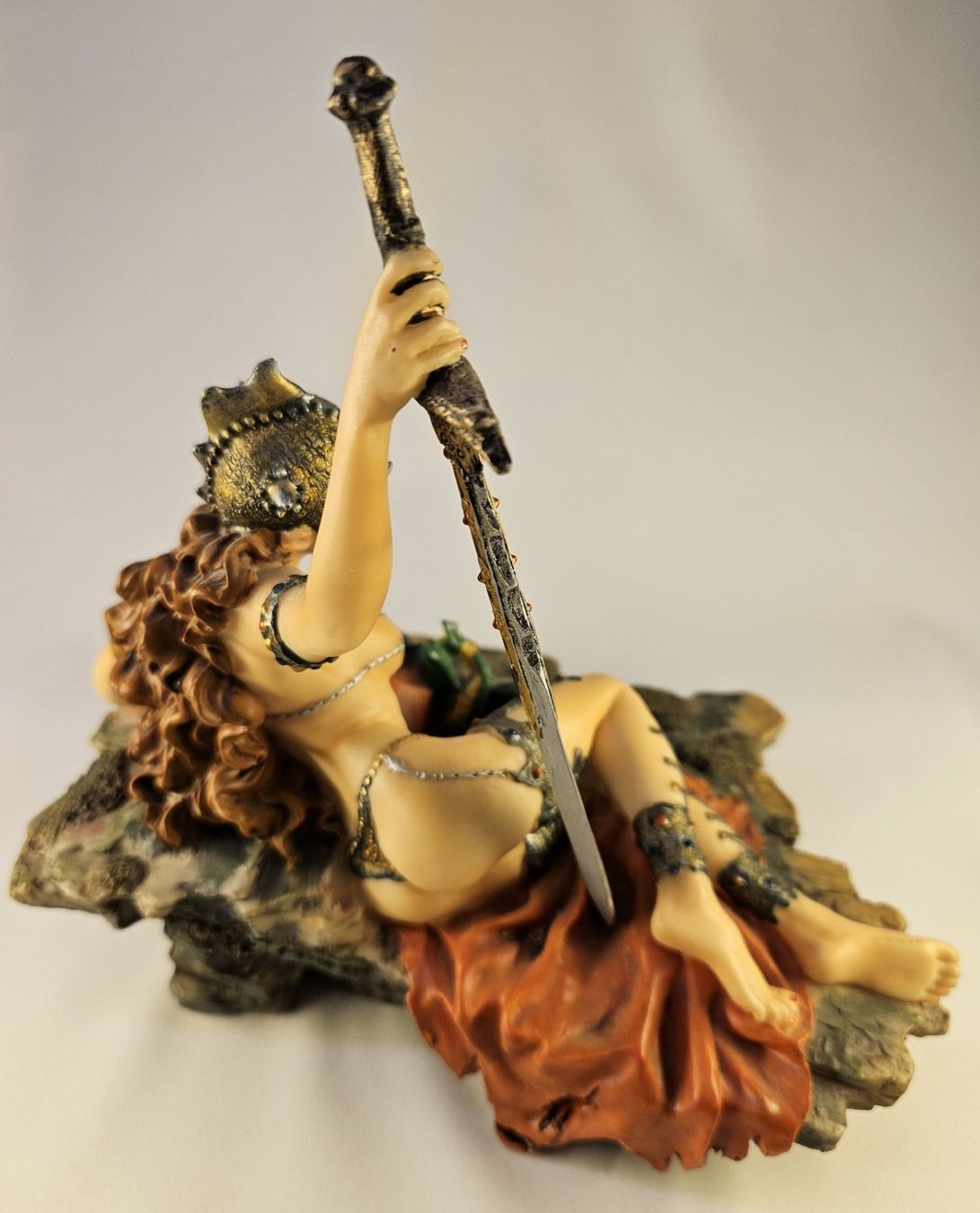 Figurines: Fantasy Figur "Kriegerin mit Drache" – D'occasion à Illnau par Beriev 2