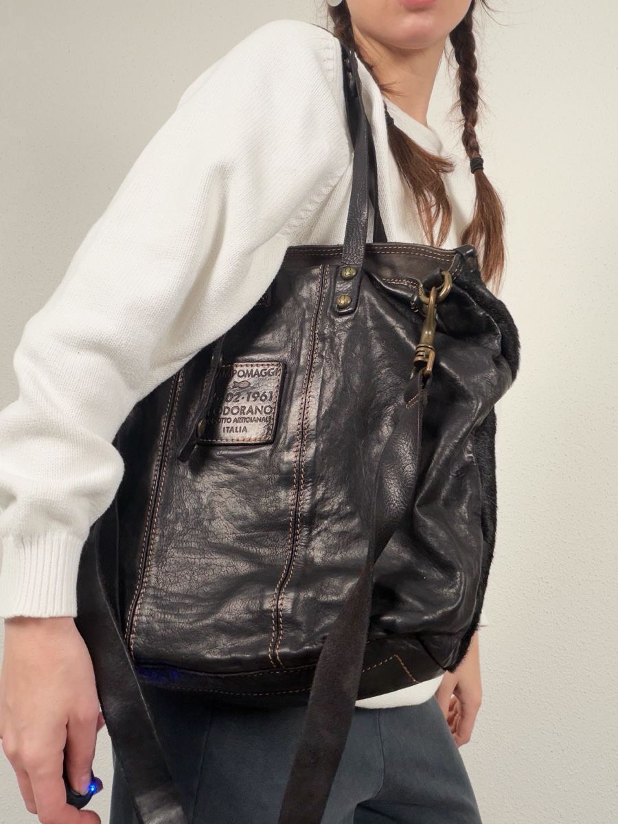 Campomaggi Borse da donna: Campomaggi Italian Leather Bag – Usato da Knonau venduto da Grapesvintage 2