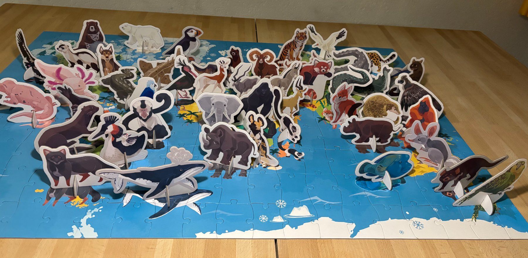 Janod Puzzle: Janod Puzzle bedrohte Tierarten / animaux menacés – Usato da Zürich venduto da IlkaK 5