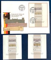 1986 Deutschland  FDC + Block n. 20 **+ ET Bedeutet Gebäude