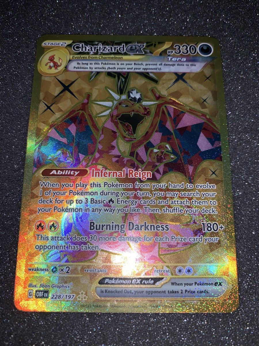 Pokémon Sammelbilder & Trading cards: Charizard EX Gold 228/197 – Gebraucht aus Bironico von ars_z6lb 4