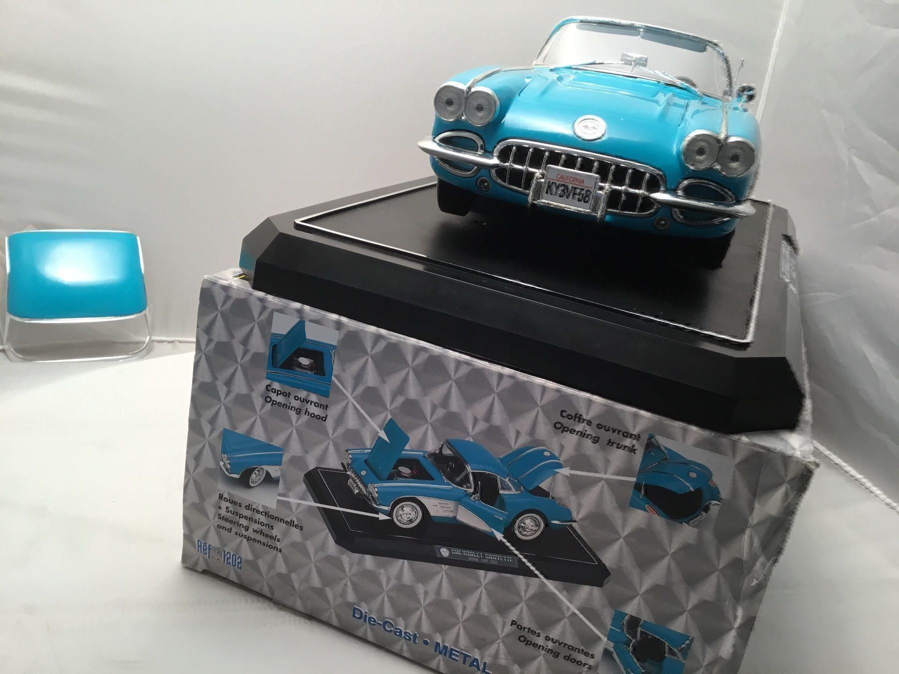 Chevrolet Modellautos: Chevrolet Corvette 1958 / Grossmodell – Neu und originalverpackt aus Erlenbach im Simmental von Model_box 7