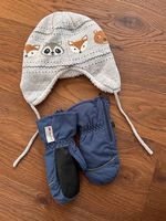 Mütze und Handschuhe Gr. 47 (6-12 Monate)