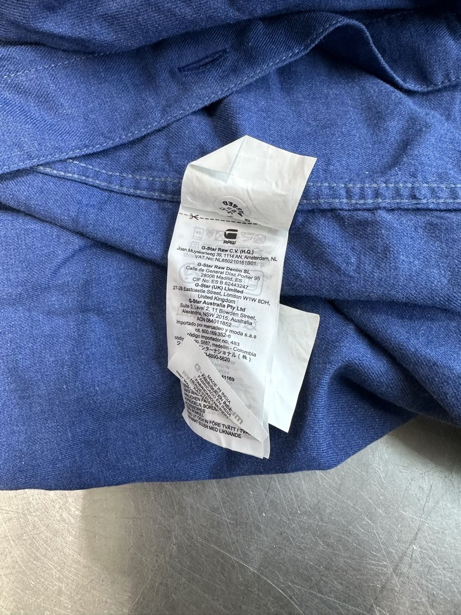Hemden: G-Star Raw Hemd blau Slim Fit – Gebraucht aus Schwende von weesli 6