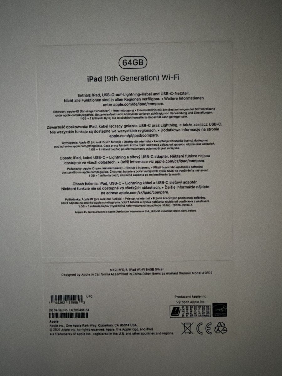 Apple Tablet PC: Apple - iPad 64GB – Nuovo e nell'imballaggio originale da zürich venduto da may_yj9f 9