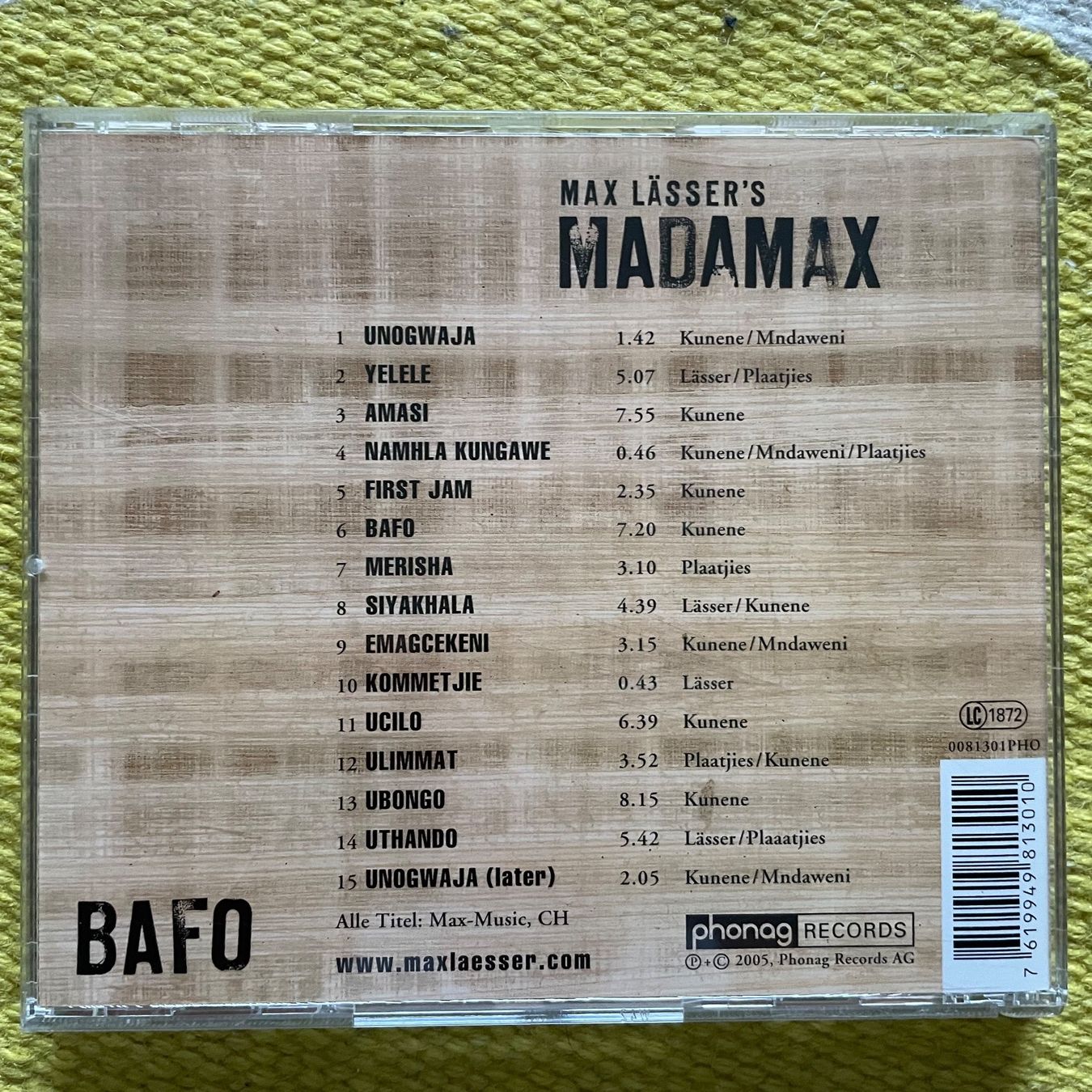 CD: MAX LÄSSER-MADMAX – Usato da Rorschacherberg venduto da CD-Roli 1