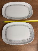 2x Servierteller Langenthal Suisse vintage Blumenmuster (59)