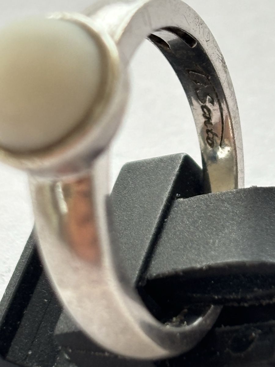 Anelli: Ti Sento Ring Silber 925 mit schönem hellen Stein  – Usato da Langnau am Albis venduto da flusspflege 2