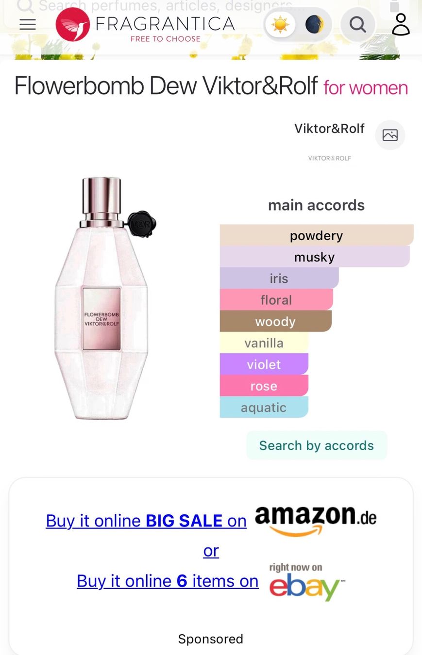 Parfum & Eau de Toilette: Viktor & Rolf Flowerbomb Dew EDP 2ML, eingestellter Duft – Gebraucht aus Zürich von deruja 6