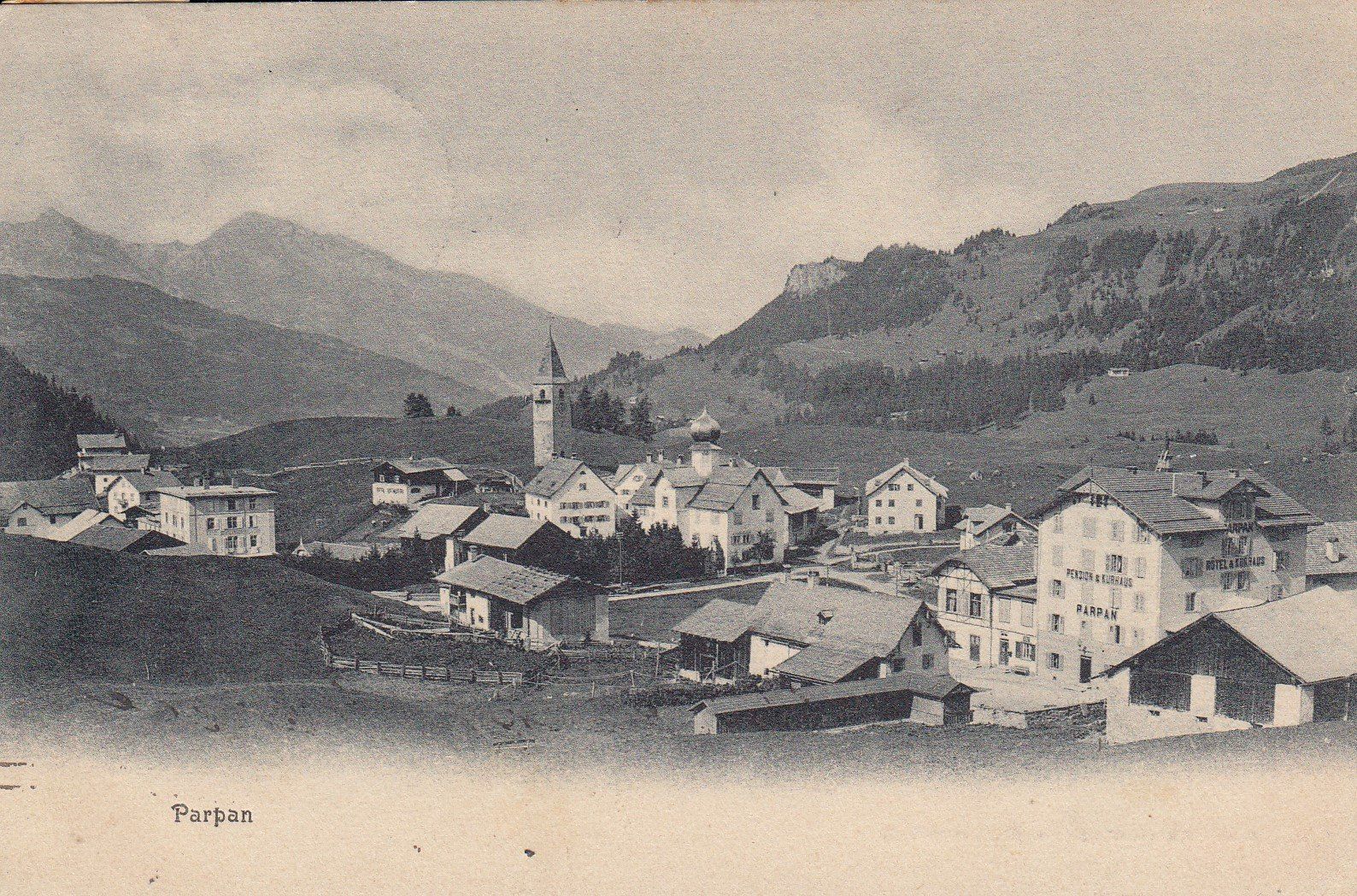 Cartoline postali: Parpan   GR       um 1907 – Usato da Brig venduto da Valcards54