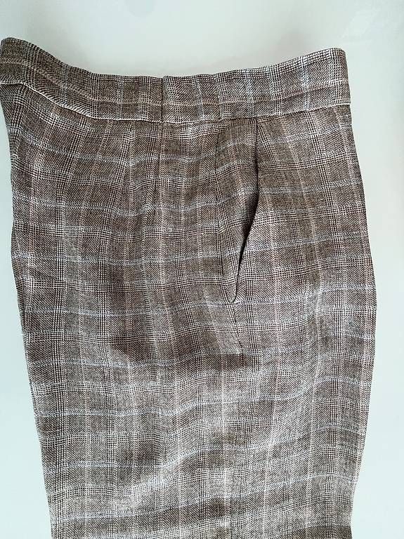 Maje Pantaloni: Sommerhose von MAJE Gr. 42 beige gemustert – Nuovo (secondo la descrizione) da Burgdorf venduto da wiwy51