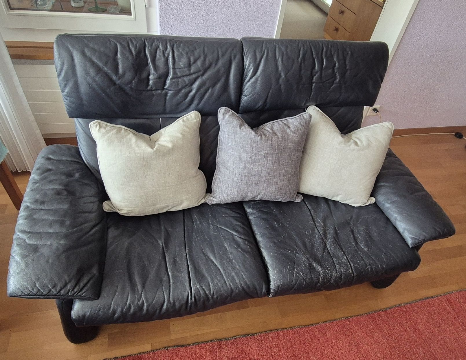 Sofas: Sofa Ledersofa – Gebraucht aus Hornussen von Sere95