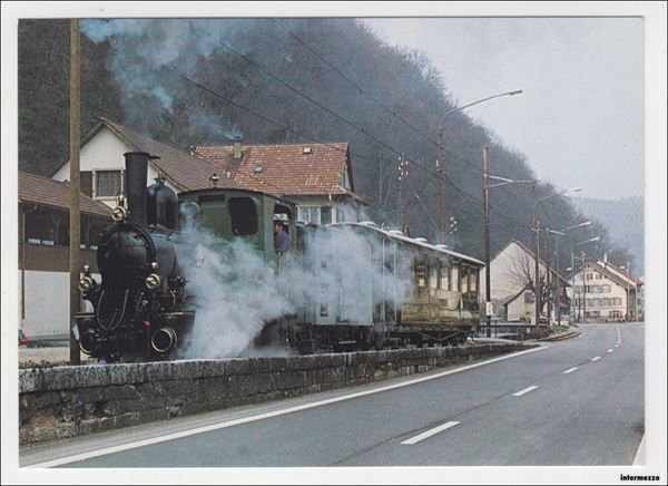 Cartoline postali: Dampfzug Waldenburgerbahn // Hölstein – Usato da Basel venduto da intermezzo12