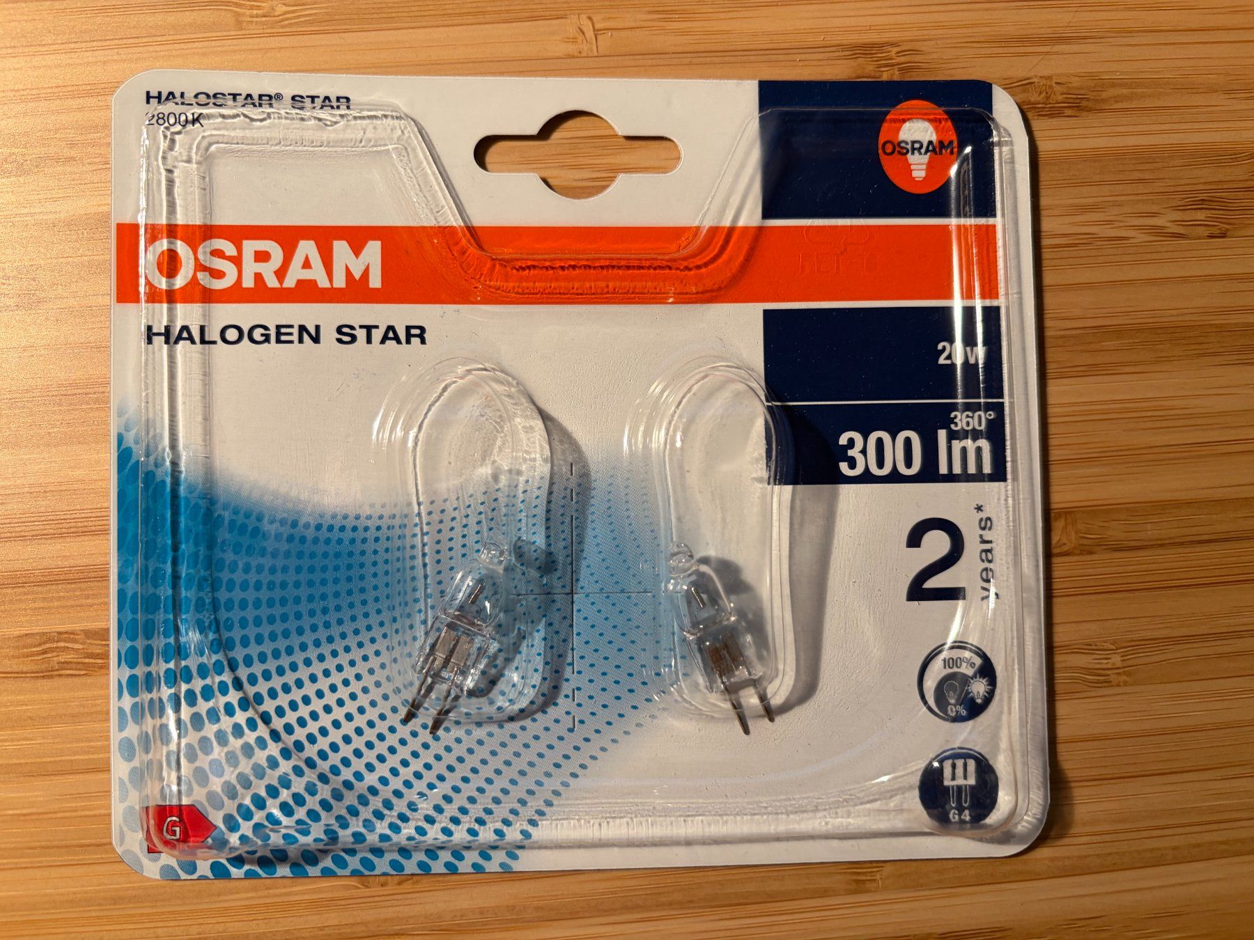 Osram Lampade: OSRAM Halogen Star 300 lm 20 W – Usato da Degersheim venduto da 8sven