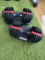 Verstellbare Kurzhanteln 2 × 2,5–24 kg – Top Zustand