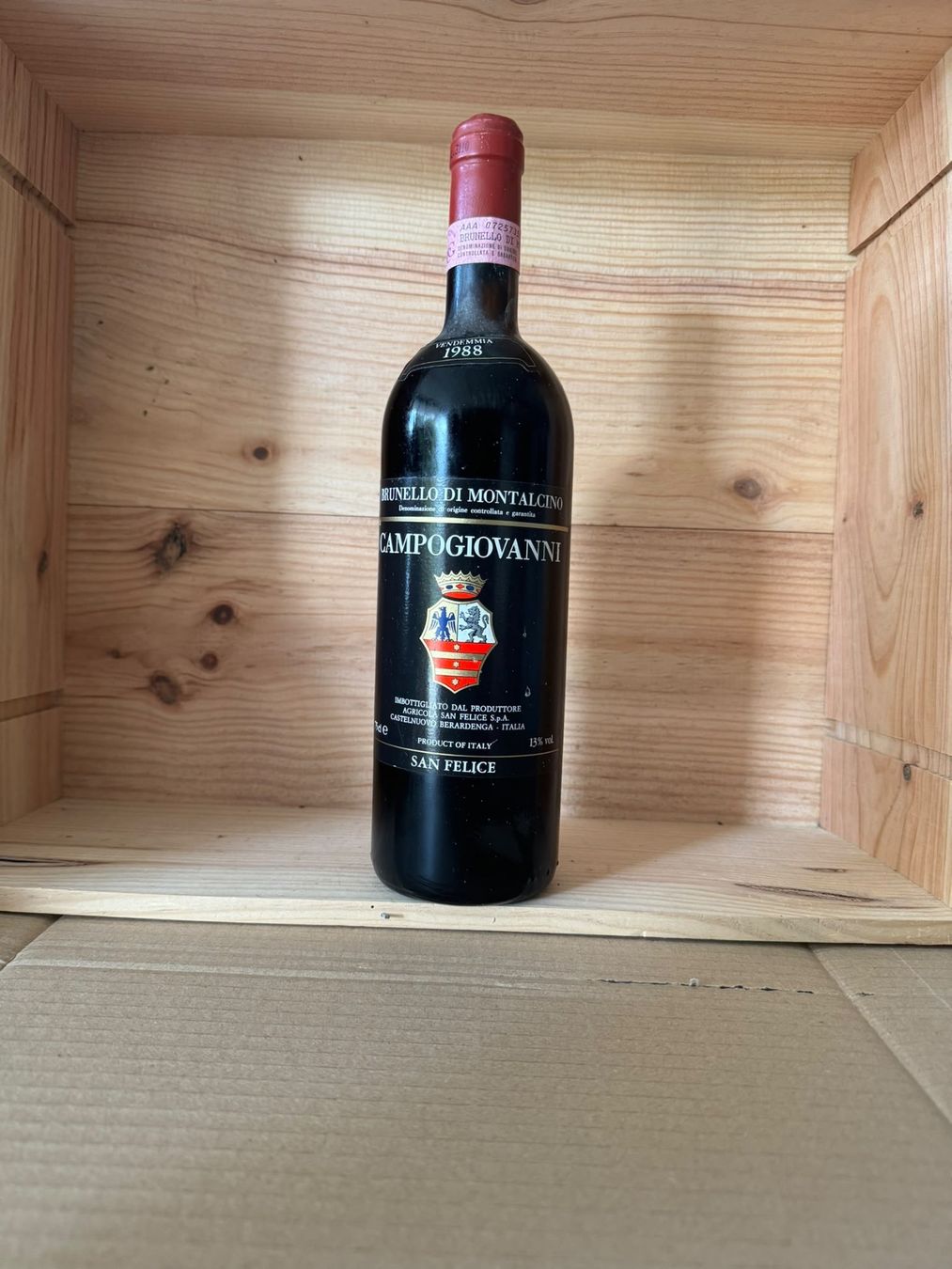 Wein: 1 Fl. Campogiovanni 1988 – Gebraucht aus Dietikon von Nesh