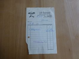 La Cibourg, Cafe Restaurant de la Balance, A. Sulliger 1950