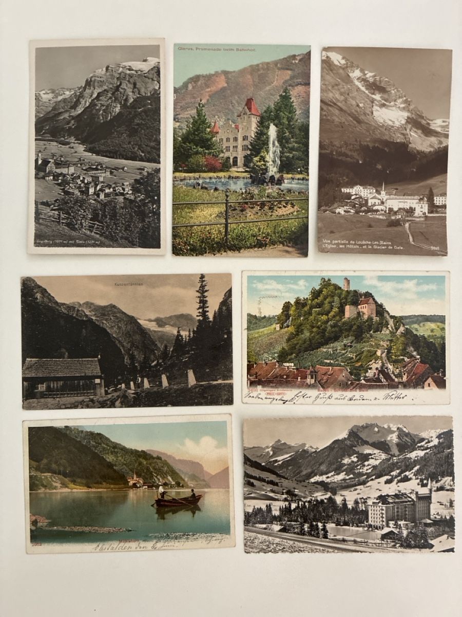Ansichtskarten: 15 Ansichtskarten Schweiz Überraschungs Paket 3 – Gebraucht aus Oftringen von Cla.vD.74
