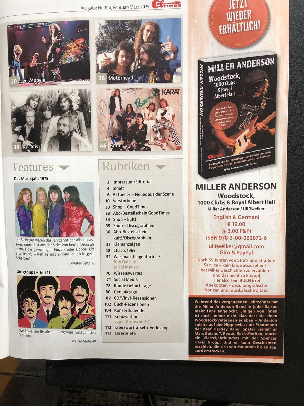 Zeitschriften & Magazine: Led Zeppelin – Gebraucht aus Aeschi SO von Stones55 2