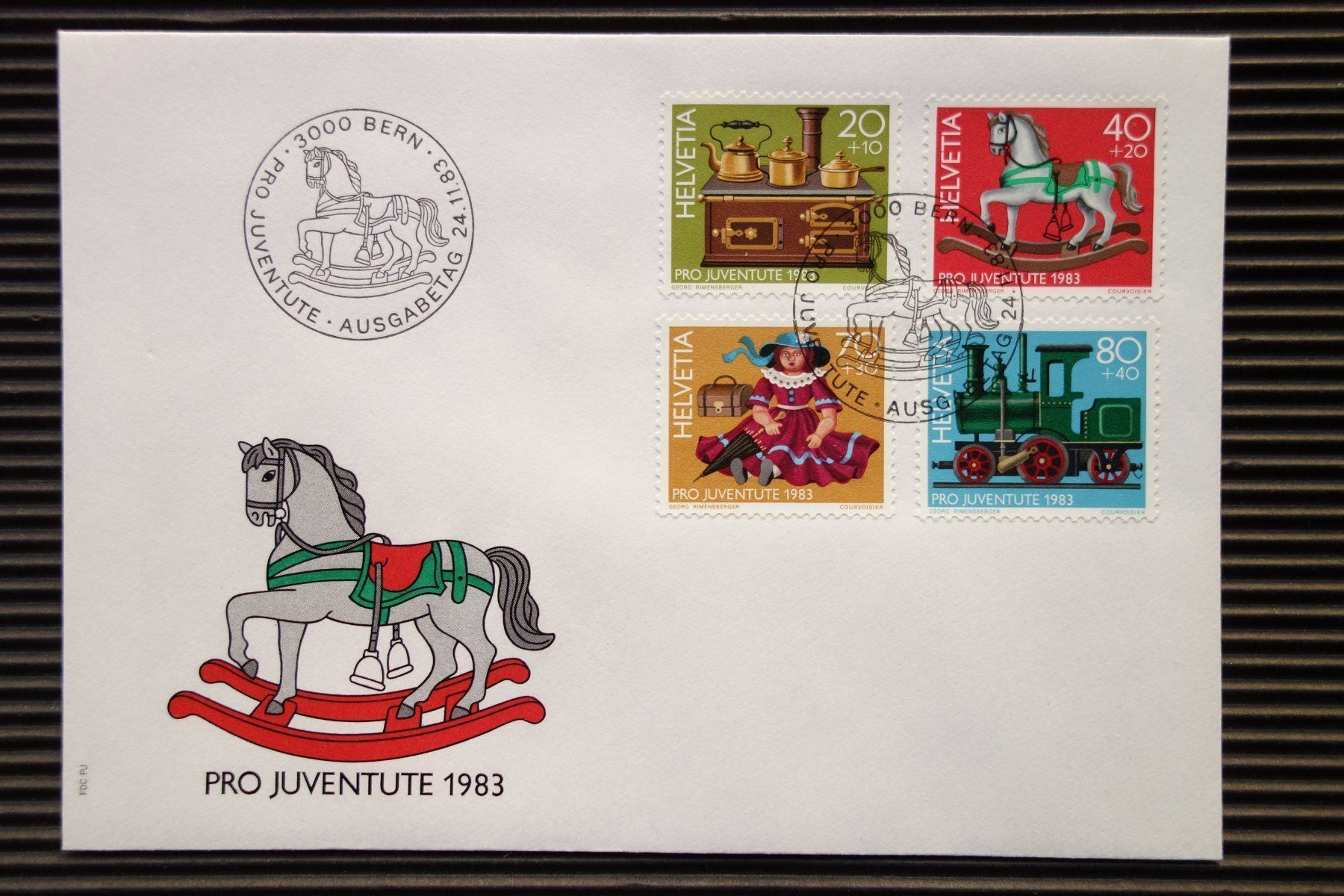 Tutti i francobolli: 1983 FDC Kinderspielzeuge – Nuovo (secondo la descrizione) da Mettmenstetten venduto da Sutasso
