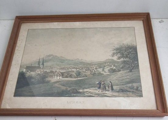 Incisioni: Alter Stich von Luzern von 1826 – Usato da Flums venduto da Flumsantik