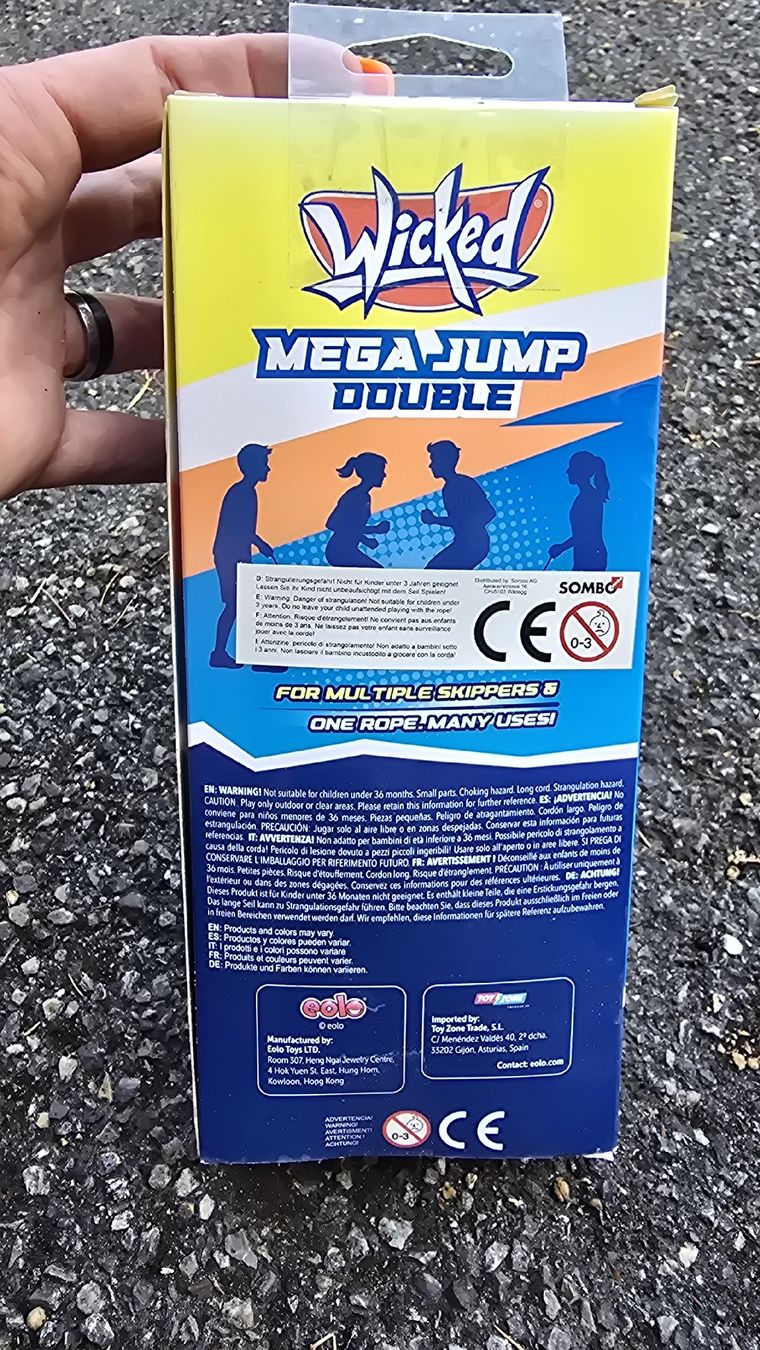 Springseile: Wicked MegaJump Double Springseil neu – Neu und originalverpackt aus Dussnang von Priska2285 2