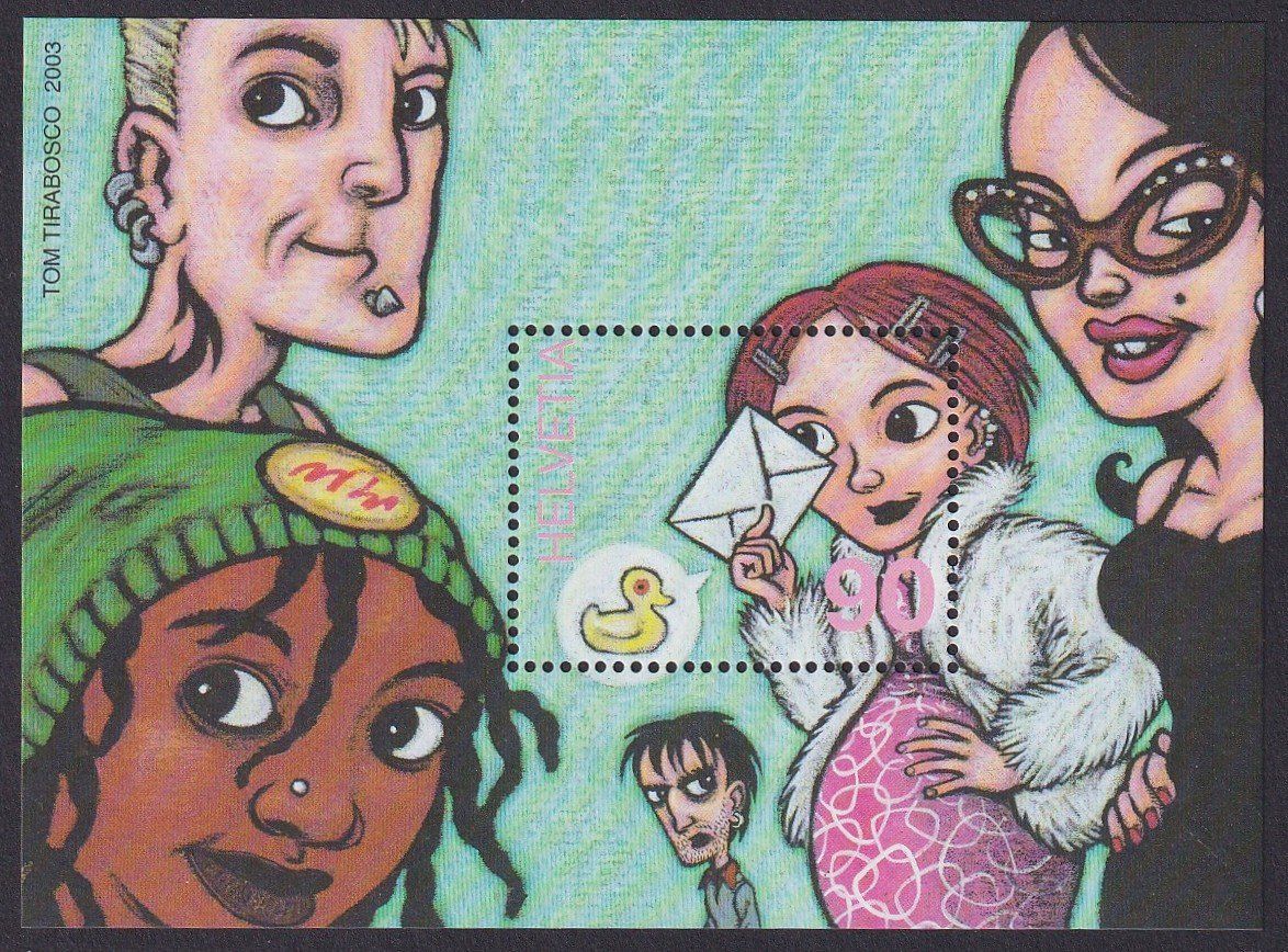 Tutti i francobolli: 2003, Comics Block Nr. 1092 postfrisch ** – Nuovo (secondo la descrizione) da Ebikon venduto da SilvioFreund