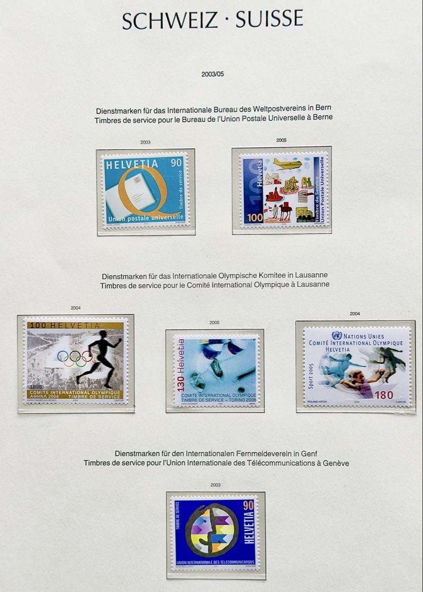 Tous les timbres: Dienstmarken CHF 144.20.- postfrisch – Neuf (Voir description) à Glattbrugg par Artos67 8