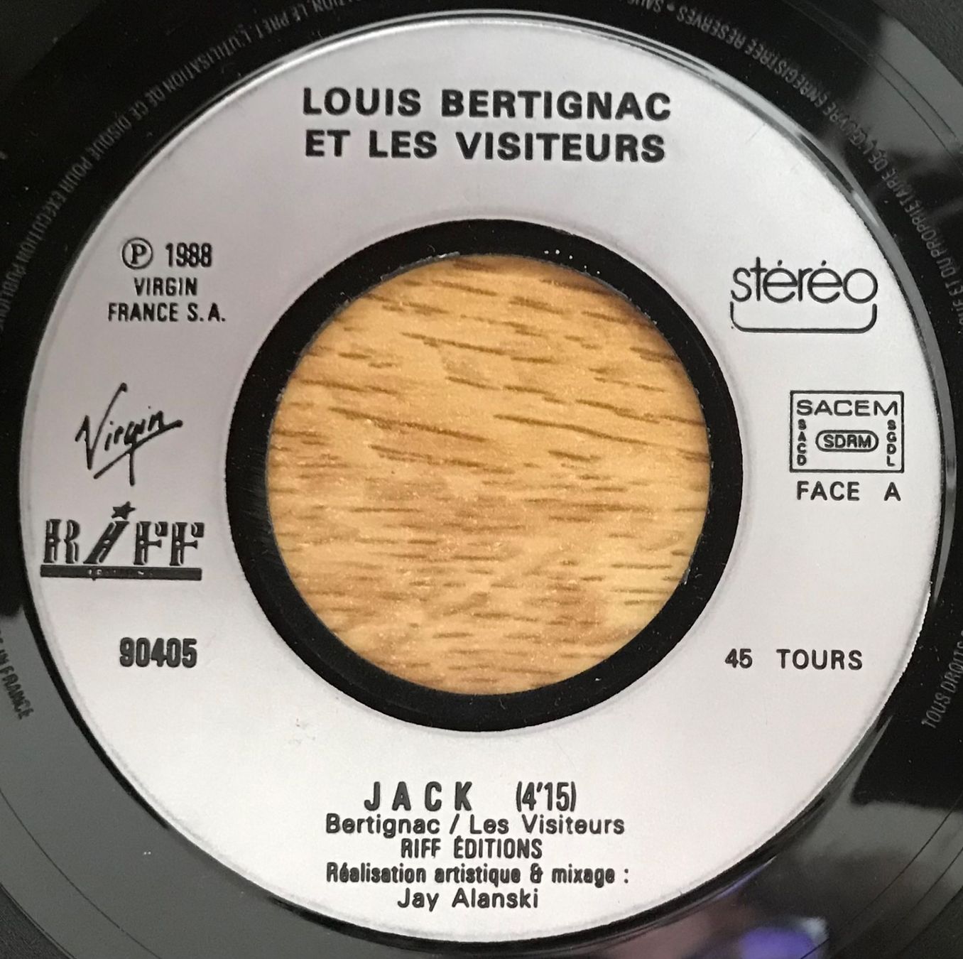 Dischi in vinile: LOUIS BERTIGNAC ET LES VISITEURS - JACK – Usato da Bussigny venduto da vinyl-pas-cher 2