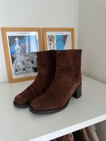 Braune Navyboot Stiefeletten