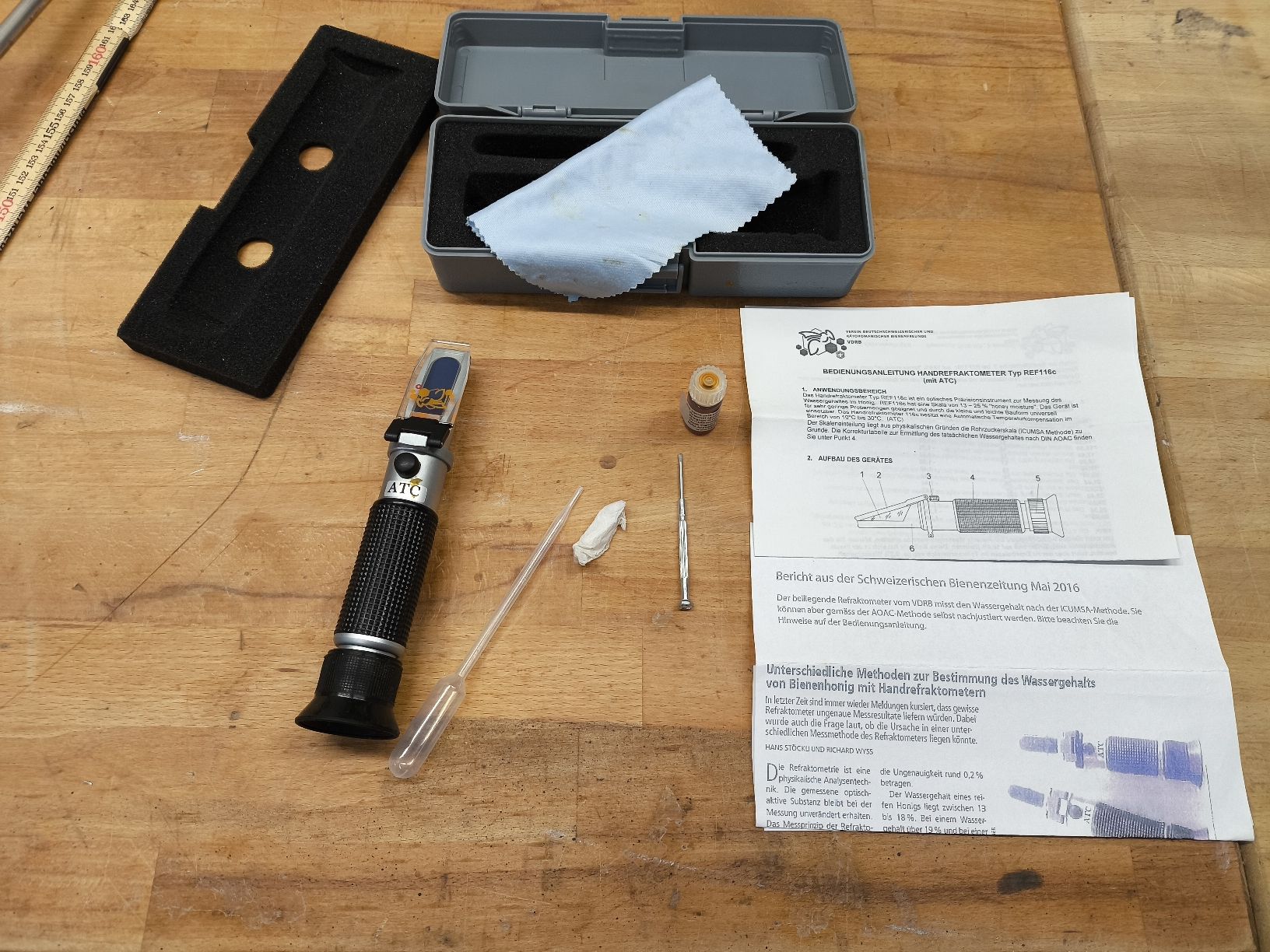 Misurare: Refraktometer REF116c - Zucker Messgerät für Honig Preis VB – Usato da Frasnacht venduto da tobi2001 3