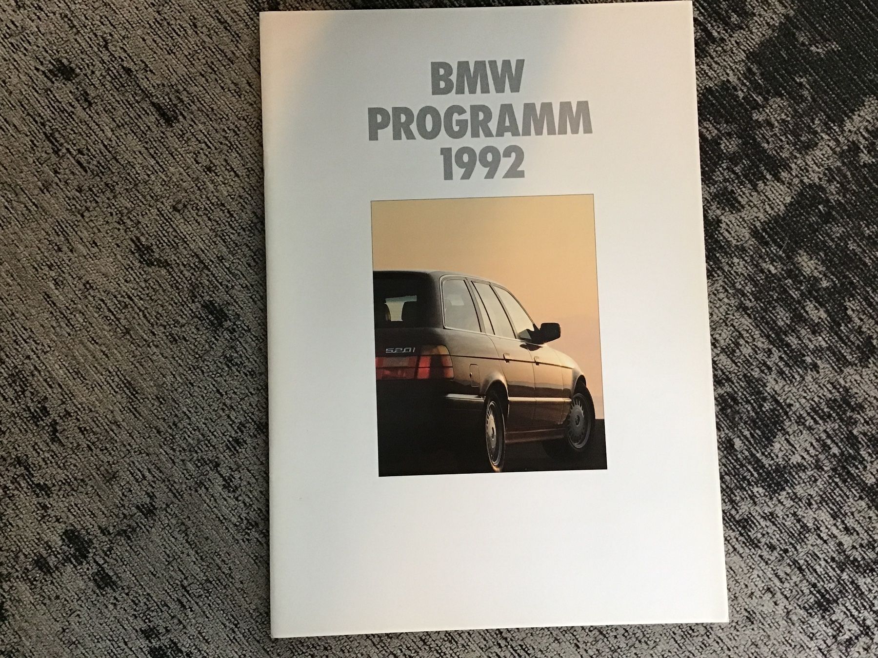 BMW Documenti: BMW Programm 1992 Verkaufsprospekt 26 Seiten 2/91 – Usato da Scherzingen venduto da Starseller62
