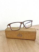 Einstoffen Holzbrille (Bierbrauer Peach Burl #4636(82)