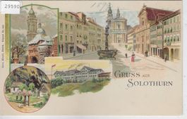 Gruss aus Solothurn - Litho 1900