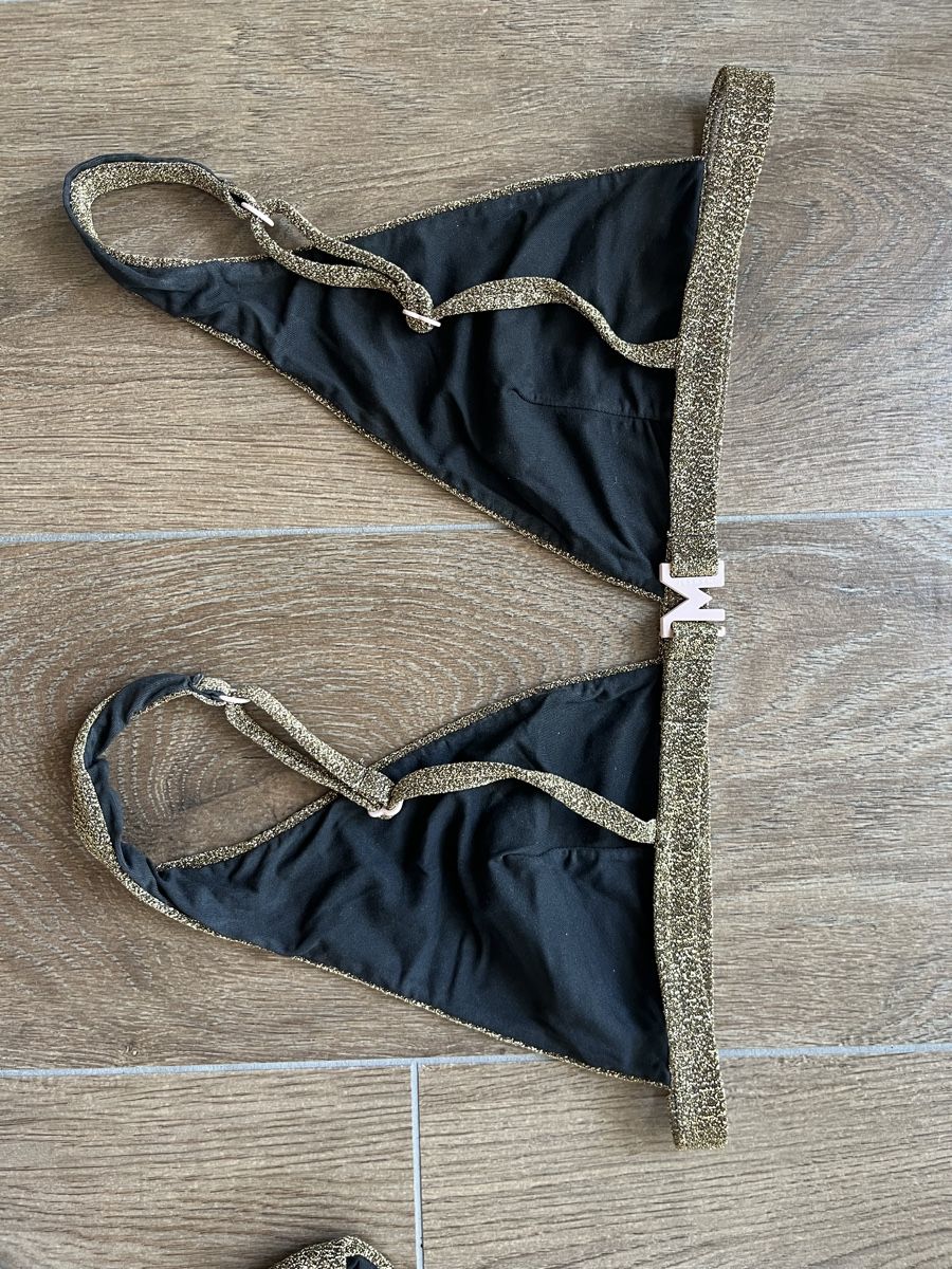 Costumi da bagno & Bikini: Maillot de bain Manebi pailleté doré, taille M – Nuovo (secondo la descrizione) da Hauterive NE venduto da Lipal 6