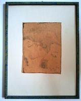 Gemälde auf Pergamentpapier. Liebendes Paar. 500x380mm